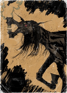 Back cover made for David James Keaton's new western novel PIG IRON, from Burnt Bridge Books.